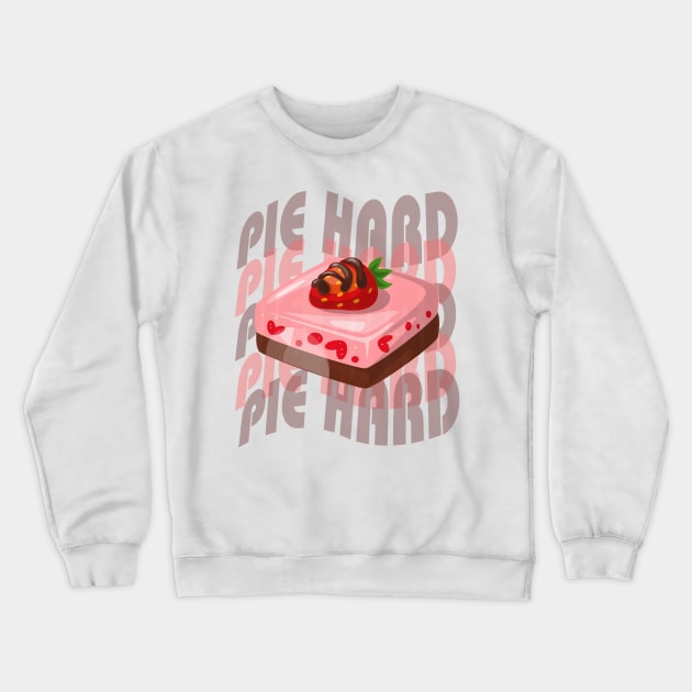 Happy Thanksgiving Day Cute Pie Lover Design Crewneck Sweatshirt by PeekABooByAksh